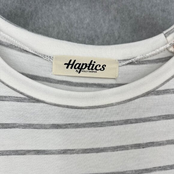 Haptics Boho Floral Mixed Print Top Size 2X Multicolor Patchwork Stretch Knit LS - Picture 5 of 10